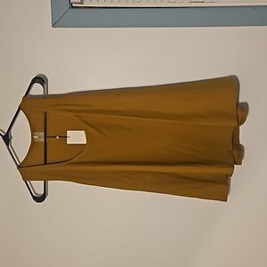 CALIA Run Womens Scoop Neck Tank Top Mustard Brown Yellow PLUS SIZE 3X NWT